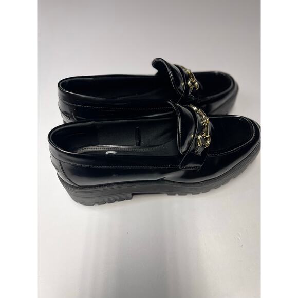 Express Loafers Platform black size 10 M - Picture 6 of 8